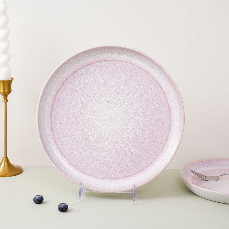 Color Glazed Pink dinner set